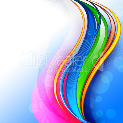 Colourful abstract illustration background