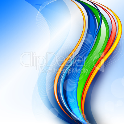 Colourful abstract illustration background