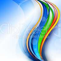 Colourful abstract illustration background