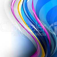 Colourful abstract illustration background