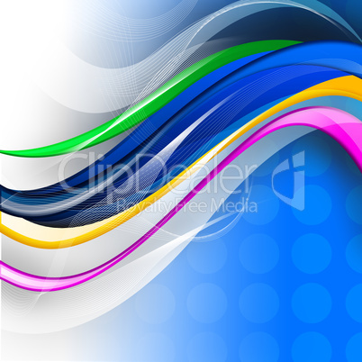 Colourful abstract illustration background