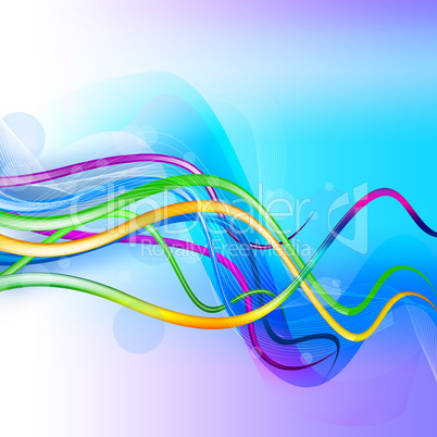 Colourful abstract illustration background