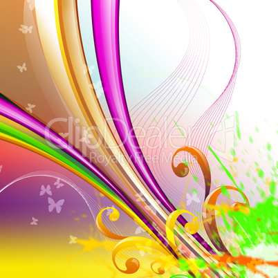 Colourful abstract illustration background Colourful abstract illustration background