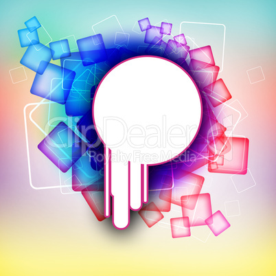 Colourful abstract illustration background