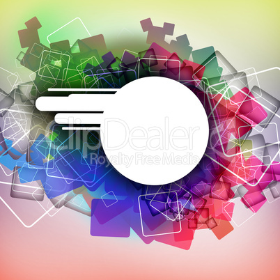 Colourful abstract illustration background