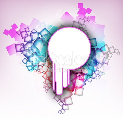 Colourful abstract illustration background