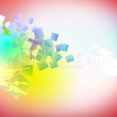 Colourful abstract illustration background