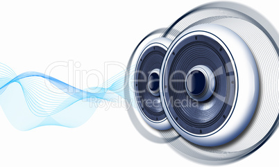 image of speakerphones and sound