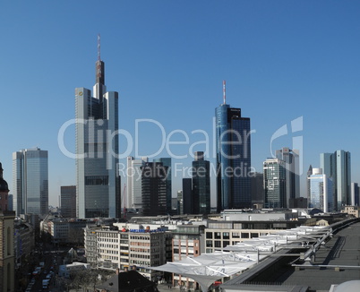 Skyline in Frankfurt