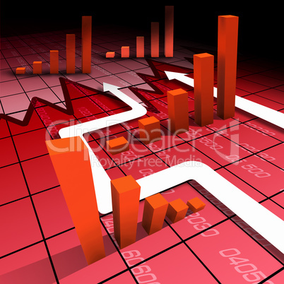 business chart and graphs