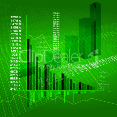 business chart and graphs