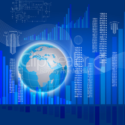 business chart and graphs