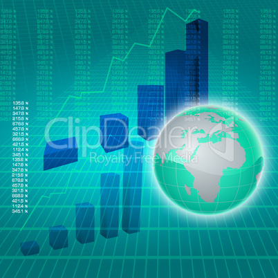 business chart and graphs