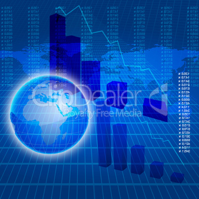 business chart and graphs