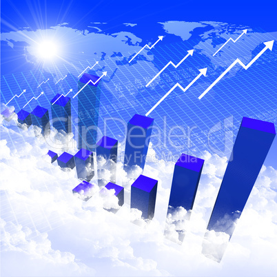 business chart and graphs