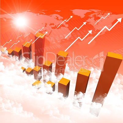 business chart and graphs