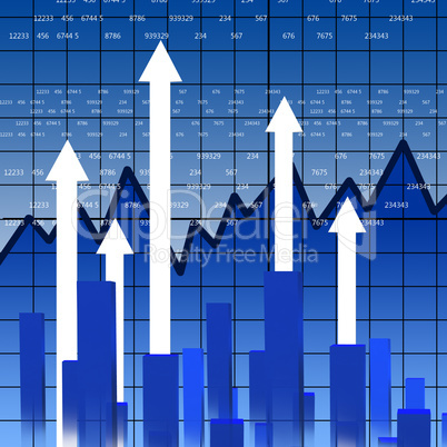 business chart and graphs