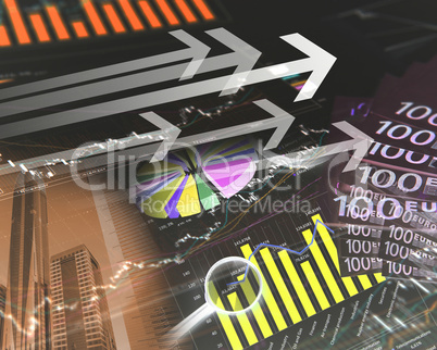 FInancial diagrams, charts and graphs