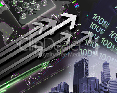 FInancial diagrams, charts and graphs