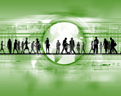 business people against map background business people against map background