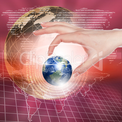 global technology illustration