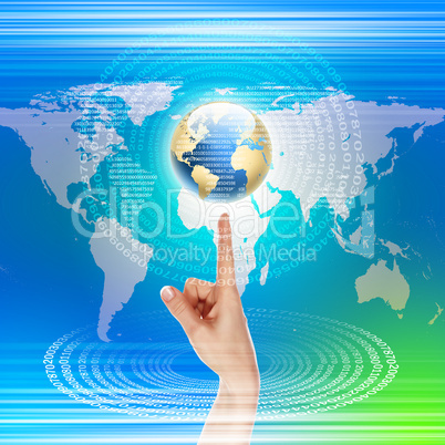 global technology illustration