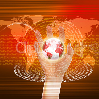 global technology illustration