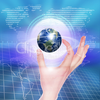 global technology illustration