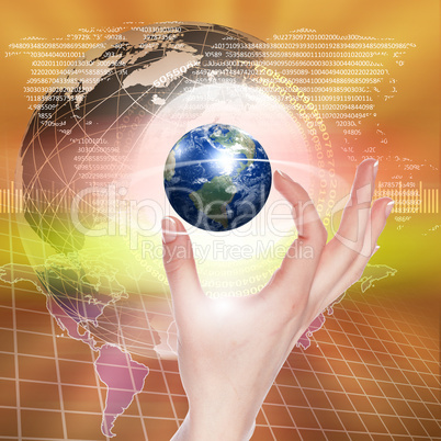 global technology illustration