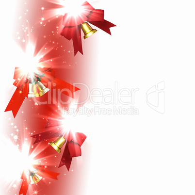 Background with traditional Christmas decoration