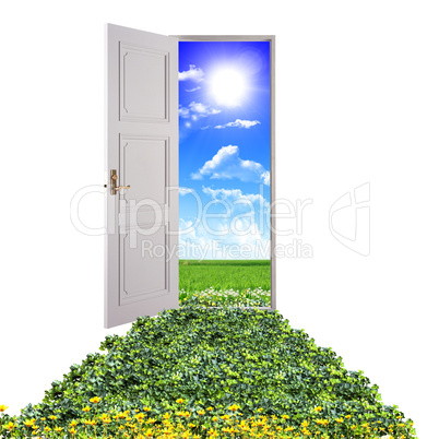 door toward nature