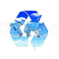 symbol of environment protection and recycling