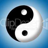 Symbol of yin and yang of the background.