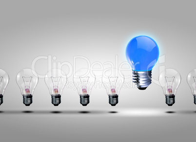 row of light bulbs