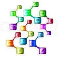 Symbol of social network