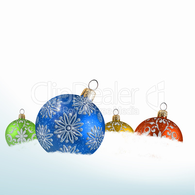 Colorful background christmas and new year theme