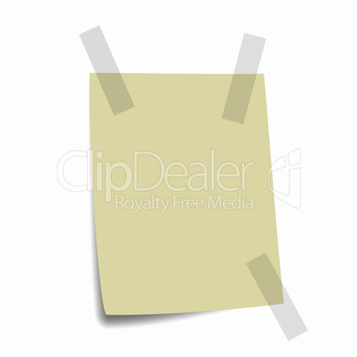 Blank paper for notes