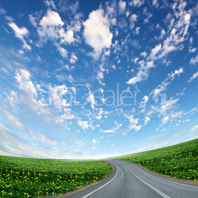 road and horizon