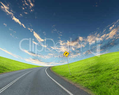 road and horizon