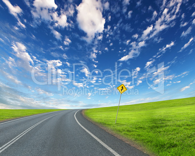 road and horizon