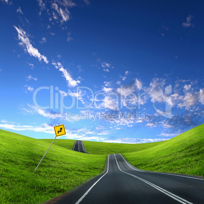 road and horizon