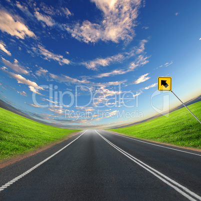 road and horizon