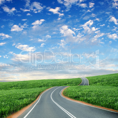 road and horizon