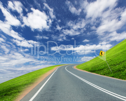 road and horizon