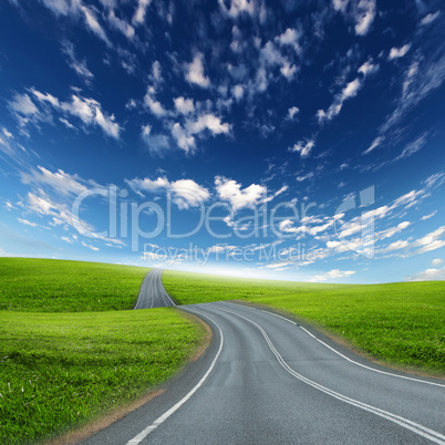 road and horizon