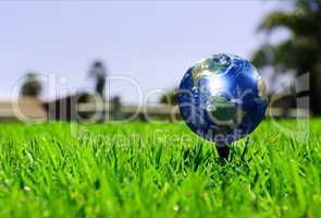 Earth - like a golf ball