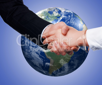 Business handshake