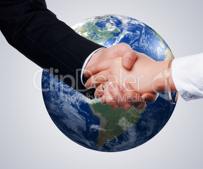 Business handshake