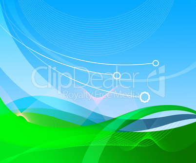 Abstract blue background