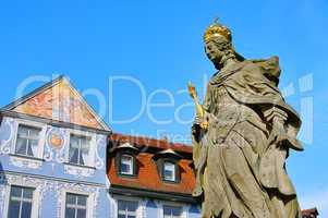 Bamberg Kaiserin Kunigunde Statue - Bamberg empress Kunigunde statue 01